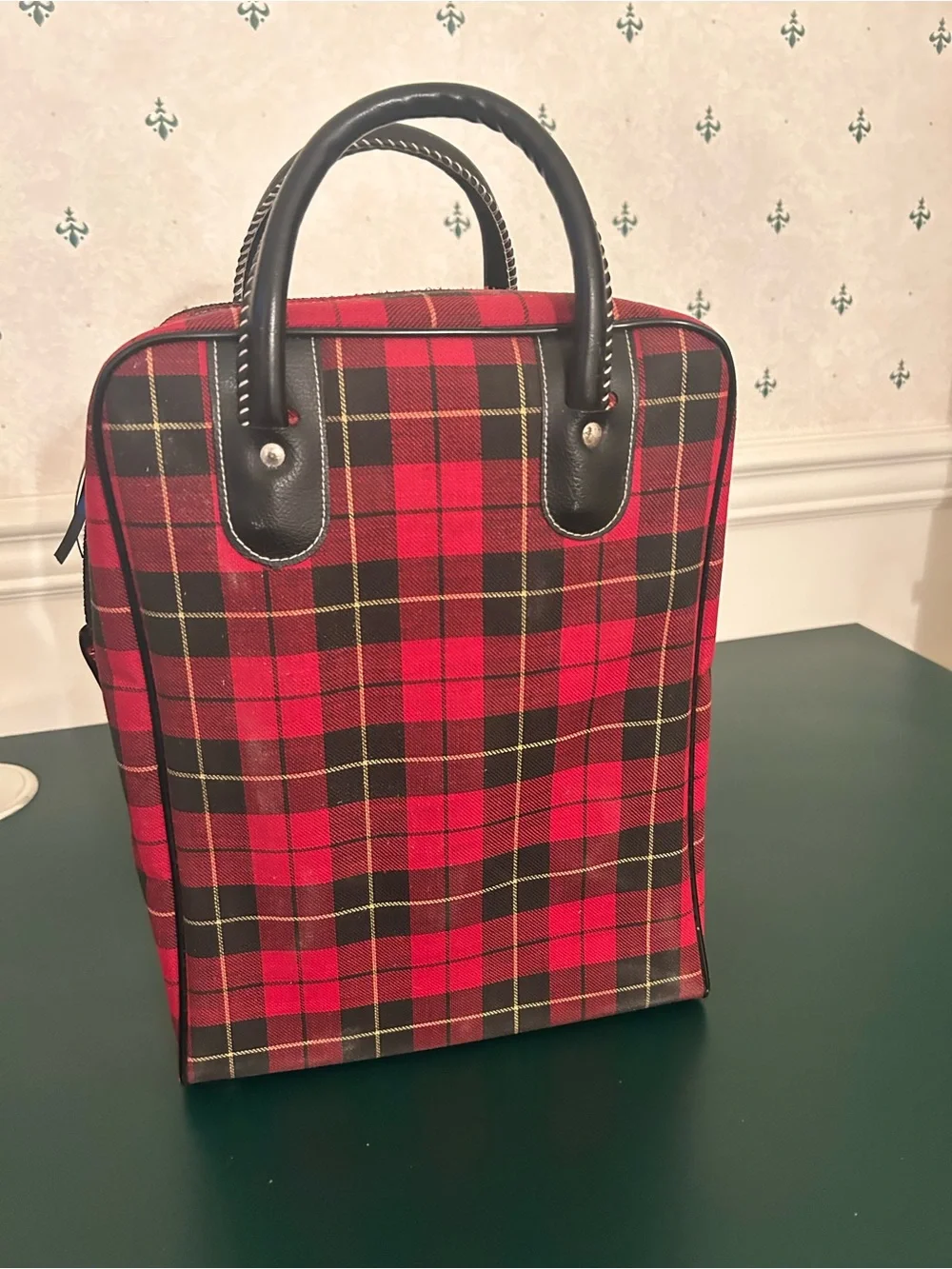 Red Lunch box. With sandwich box and thermos.